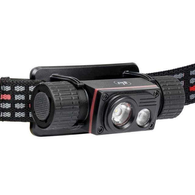 Lanterna frontala PNI Adventure F80 Dual LED, 1000 lm, 6W, 2200 mAh, IP68, cu alimentator PNI CHG300 inclus