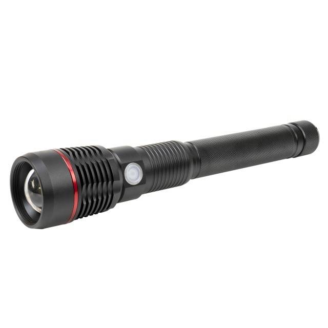 Lanterna PNI Adventure F450 din aluminiu cu focus si functie BOOST, led 20 W, 1500 lm pana la 450 m, IPX5, power bank cu iesire USB, incarcare prin