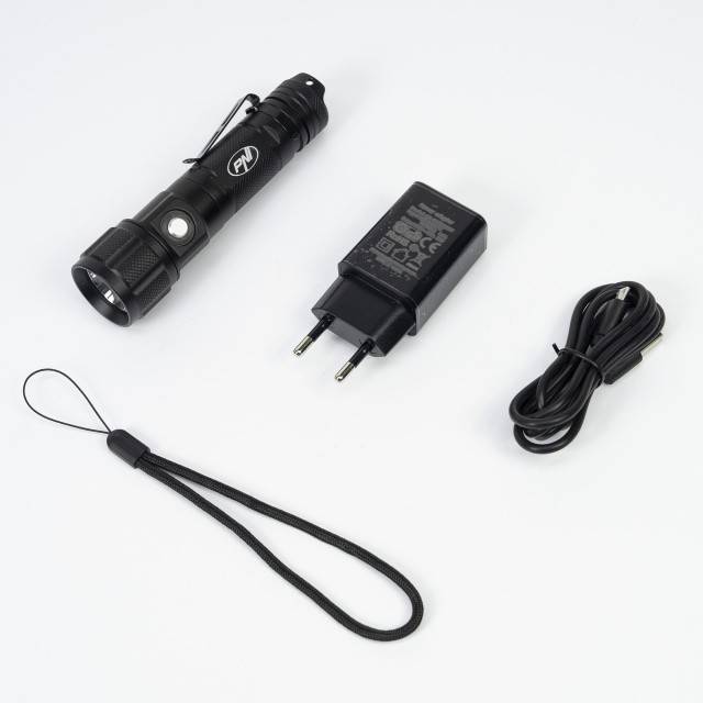 Lanterna PNI Adventure FDW25 cu LED, 800lm, aluminiu, acumulator 3000 mAh, distanta 200 metri