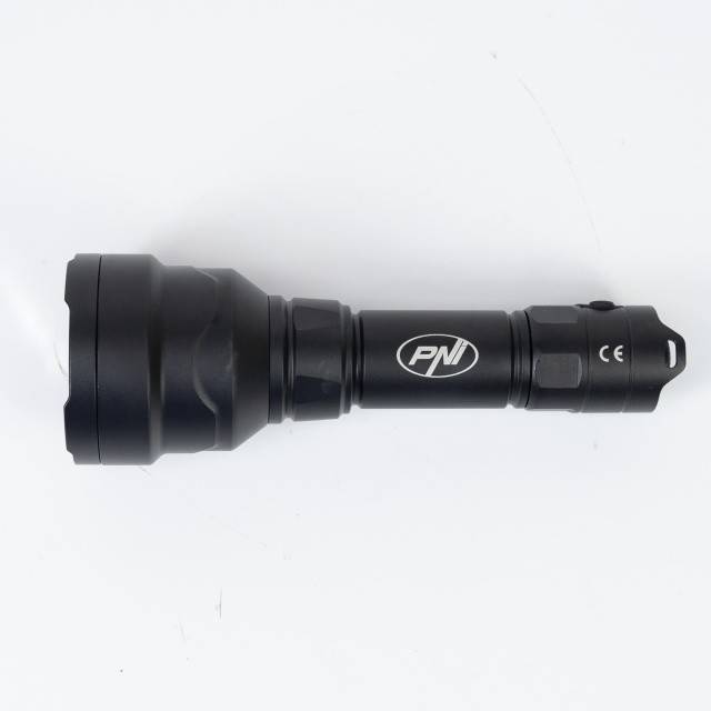 Lanterna PNI Adventure FHTW11, 55m, focus, Li-Ion 3000mAh, 630 lm, pana la 650 m, negru