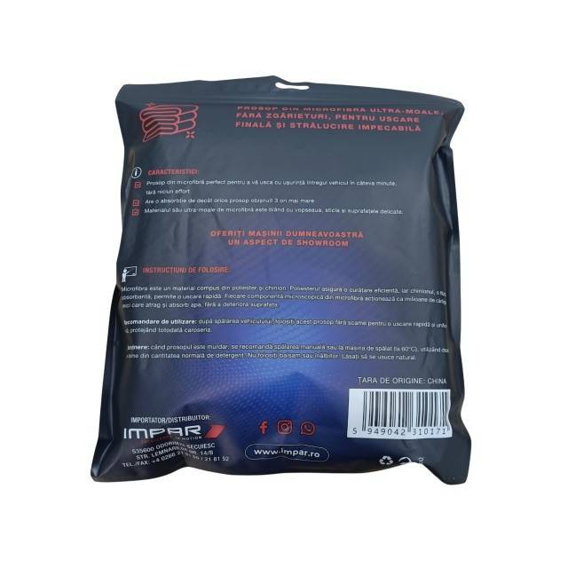 LAVETA MICROFIBRA 90X70 700GSM CARMAX