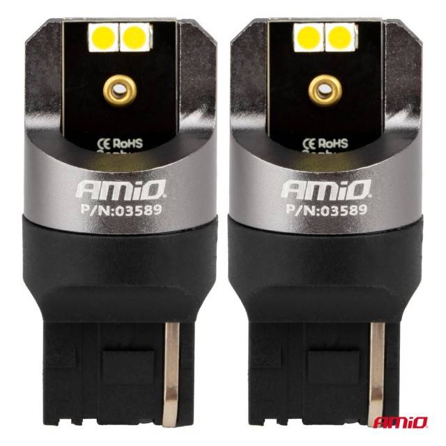 LED CANBUS PRO 7440 W21W 4x3030 SMD ALB 12/24V AMIO
