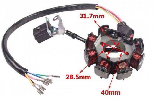 Magnetou ATV CG 125 - CG200 (8 bobine 5 fire)