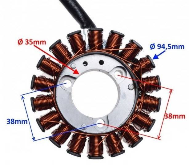 Magnetou scuter Honda SH 125 - 150CC (18 bobine)