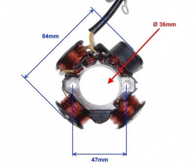 Magnetou scuter Suzuki 5 fire