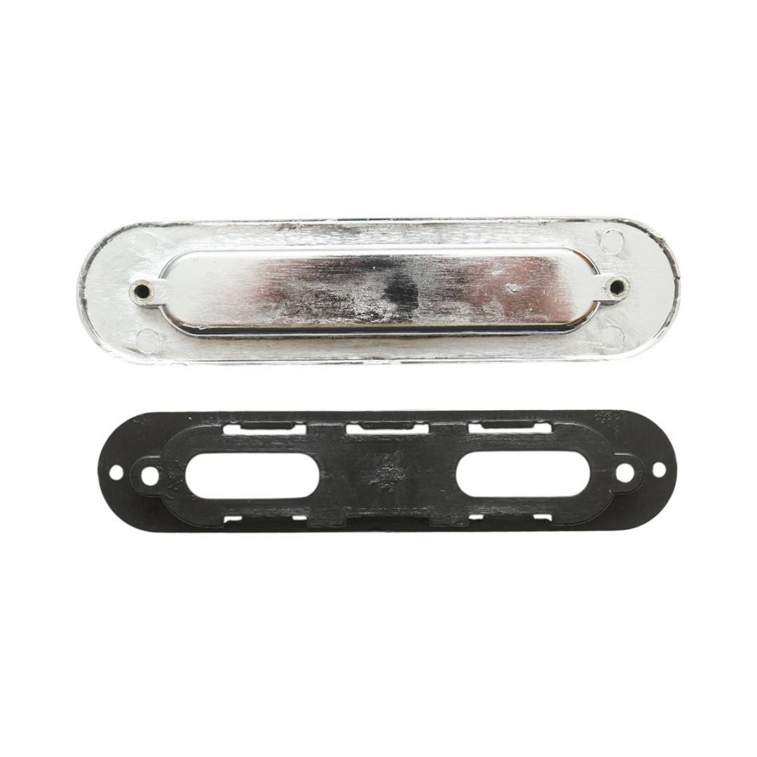 Maner usa glisanta cromat incastrat tip scoica 36x150mm