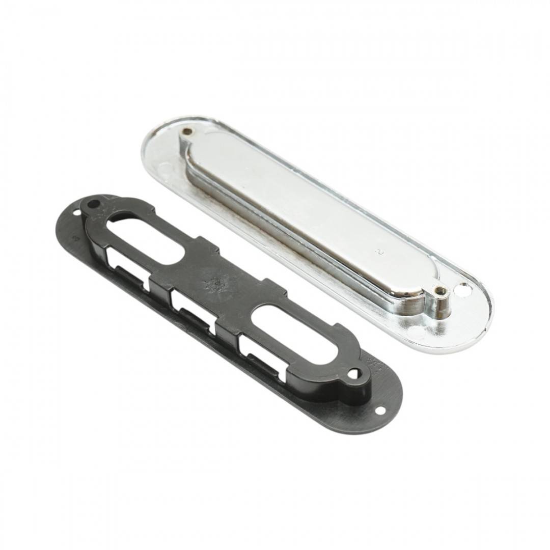 Maner usa glisanta cromat incastrat tip scoica 36x150mm