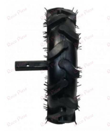 Manicot roata motocultor baza patrata (h 170mm - Hexagon 23mm)