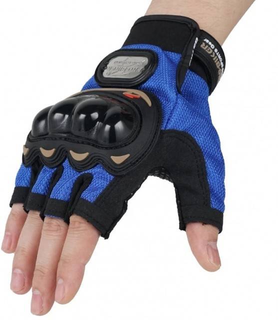 Manusi fara degete Pro Biker (albastre)