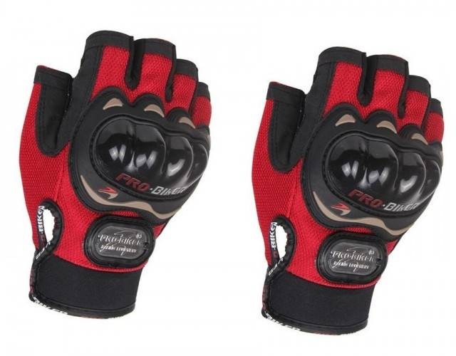 Manusi fara degete Pro Biker (rosii)