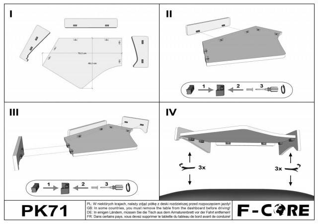 MASA BORD (MIJLOC) FORD F-MAX