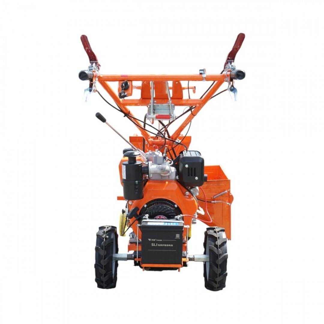 Masina de recoltat porumb pe 1 rand, motor diesel 9CP, 4 timpi, 438cc, autopropulsata, pornire electrica, 12 cutite