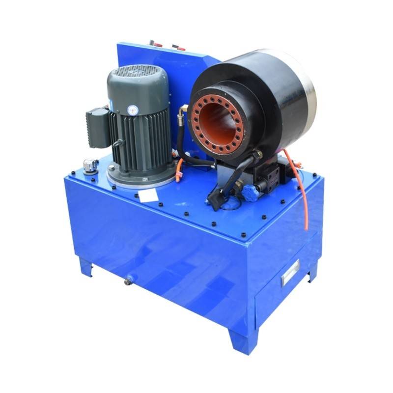 Masina de sertizat furtunuri hidraulice fi 4-51mm 3kW, 220V cu schimbare rapida Breckner Germany