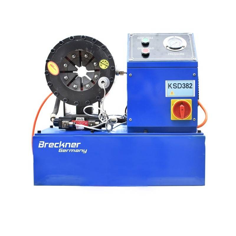 Masina de sertizat furtunuri hidraulice fi 6-38mm 3kW, 220V cu schimbare rapida Breckner Germany