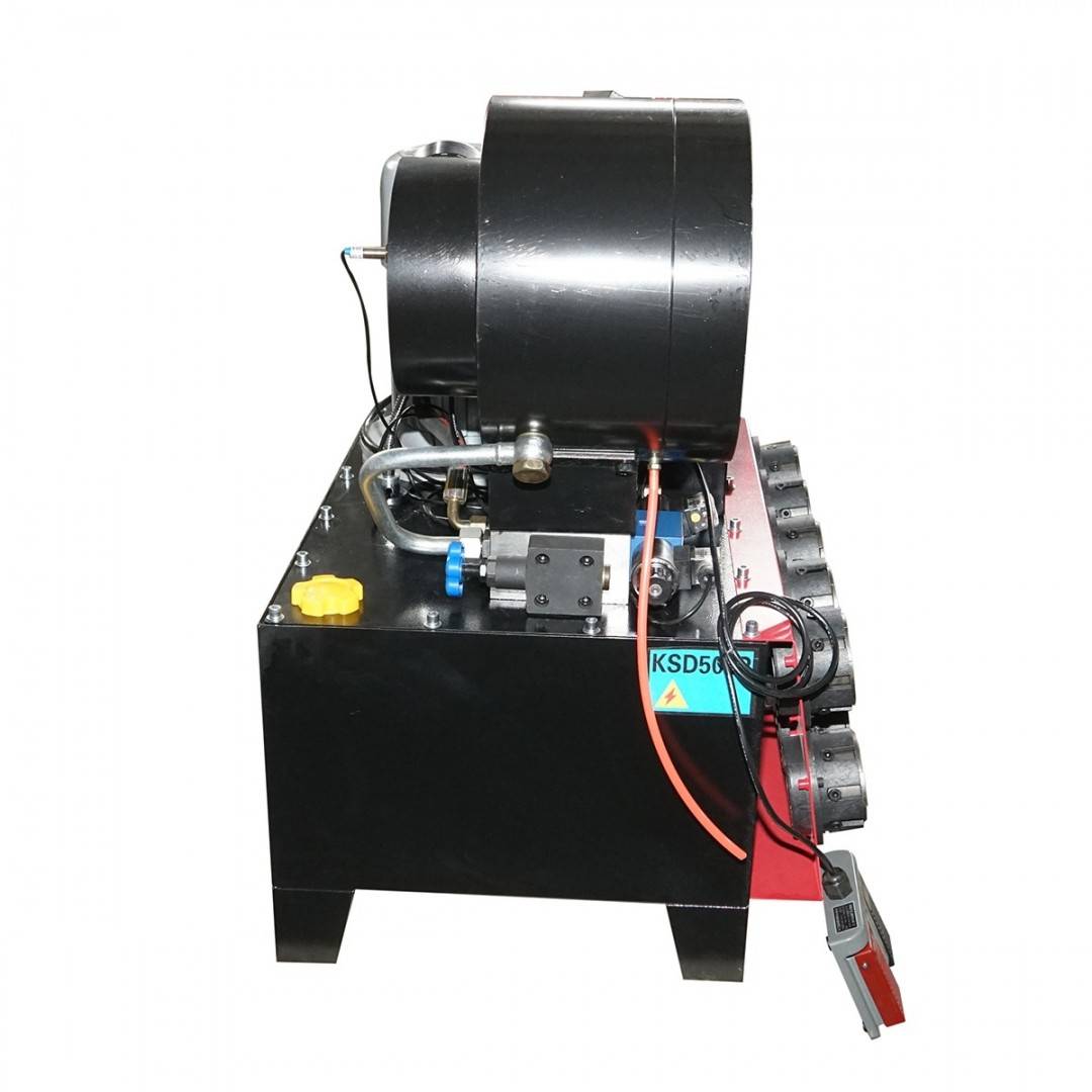 Masina de sertizat furtunuri hidraulice fi 6-51mm 3kW, 220V cu schimbare rapida Breckner Germany