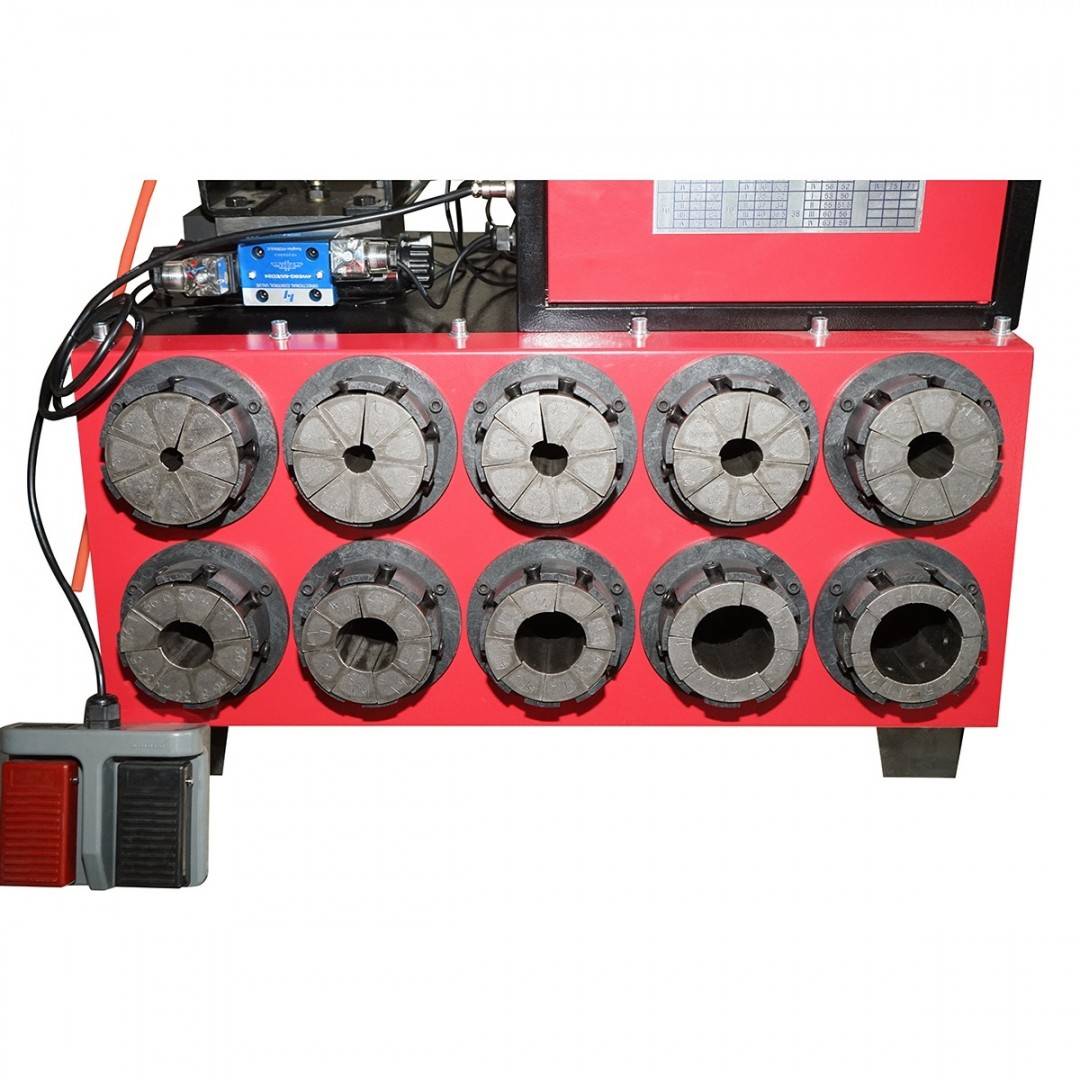 Masina de sertizat furtunuri hidraulice fi 6-51mm 3kW, 220V cu schimbare rapida Breckner Germany