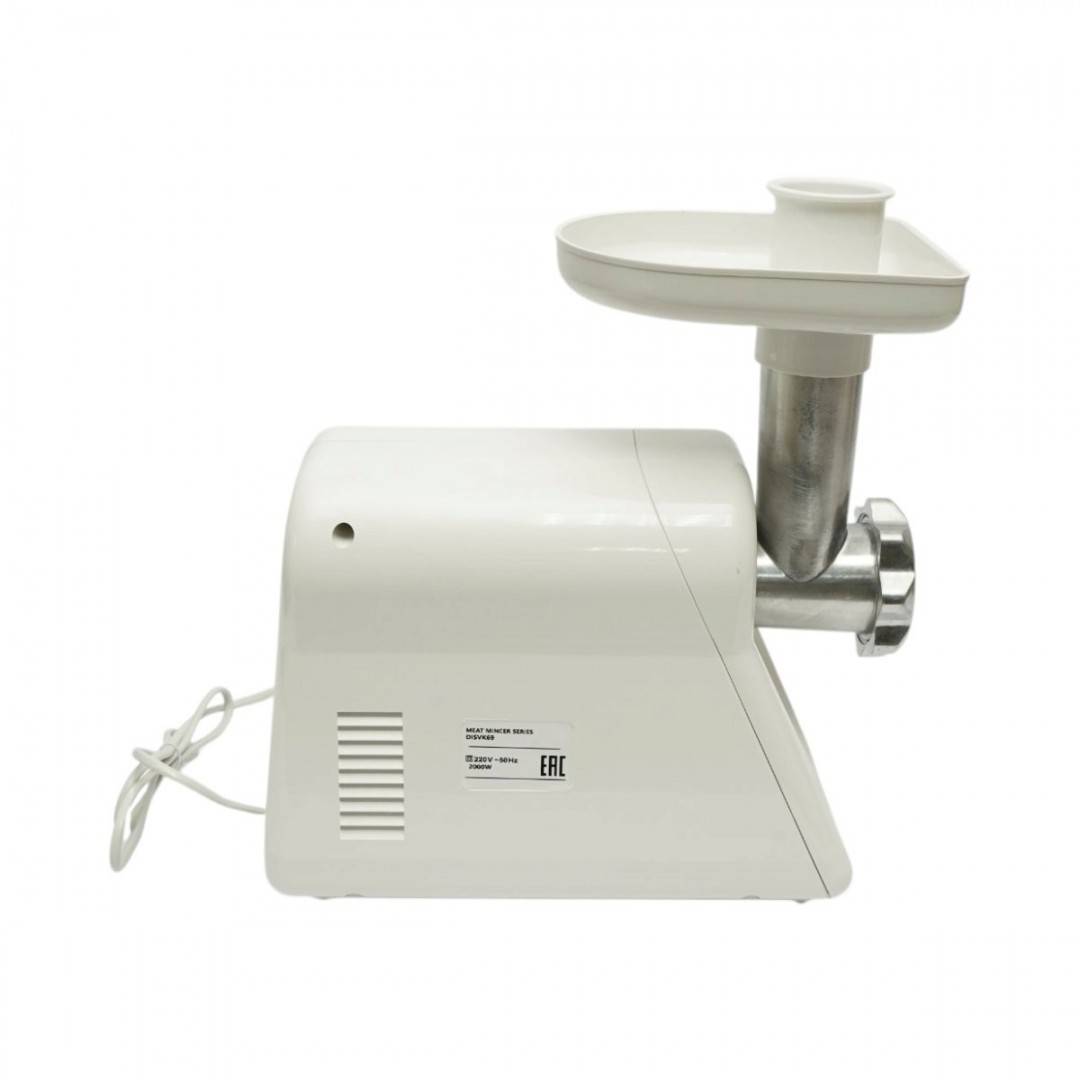 Masina de tocat carne electrica 2000W, 220V, cutit inox, adaptor carnati, 2 site inox 5mm si 7mm incluse