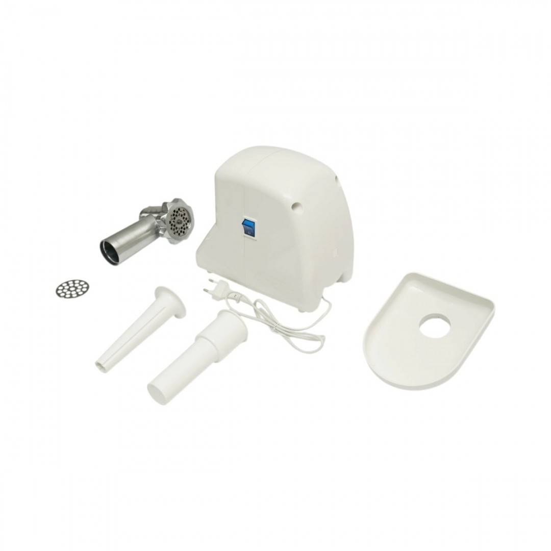 Masina de tocat carne electrica 2000W, 220V, cutit inox, adaptor carnati, 2 site inox 5mm si 7mm incluse