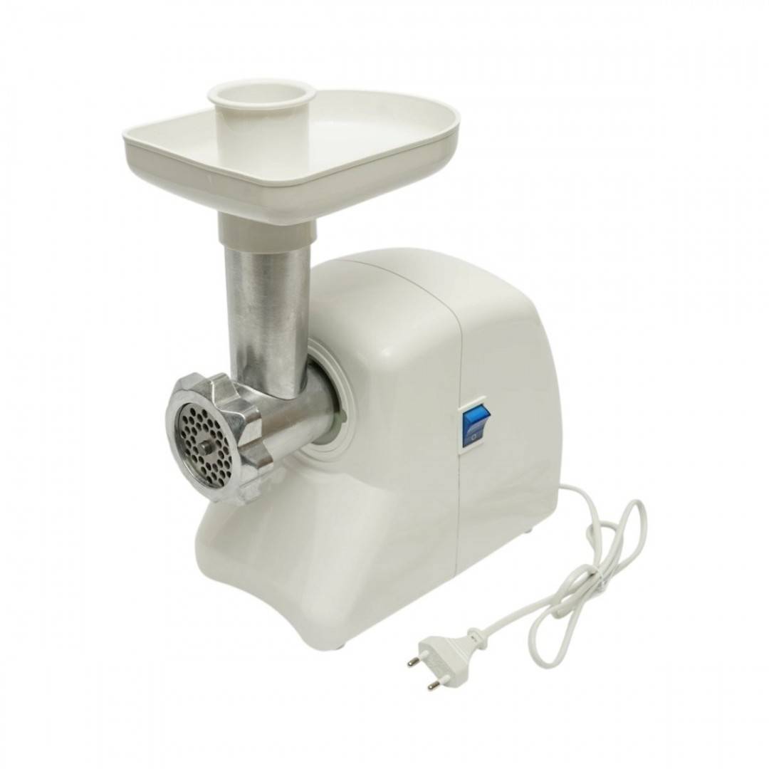 Masina de tocat carne electrica 2000W, 220V, cutit inox, adaptor carnati, 2 site inox 5mm si 7mm incluse