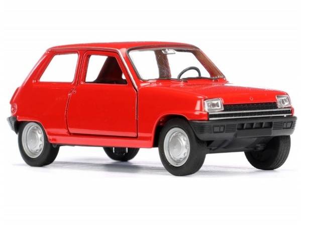 Masina jucarie metalica Renault 5 rosu 1:34