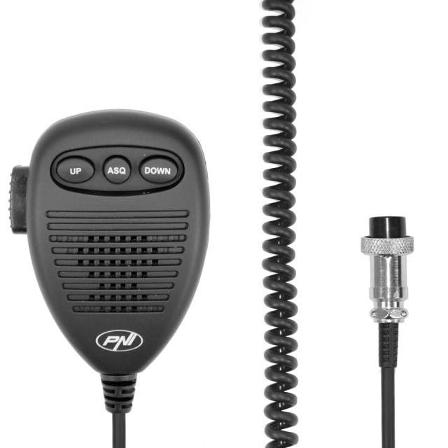 Microfon cu 6 pini pentru statii radio PNI Escort HP 8000L/8001L/8024/9001 PRO/9500/8900