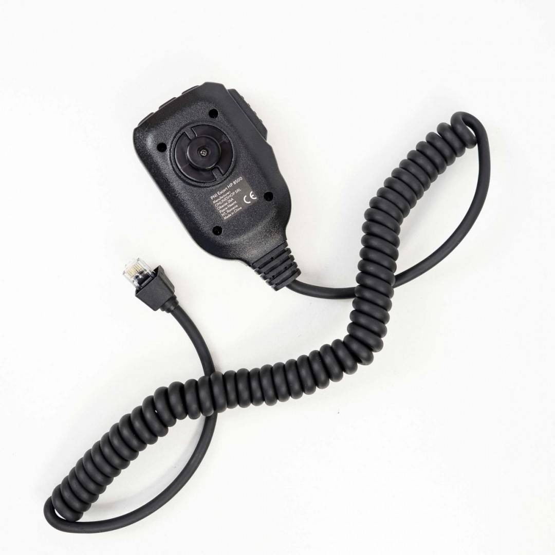 Microfon de schimb PNI MK8500 pentru statie radio CB PNI Escort HP 8500 cu mufa RJ45, negru