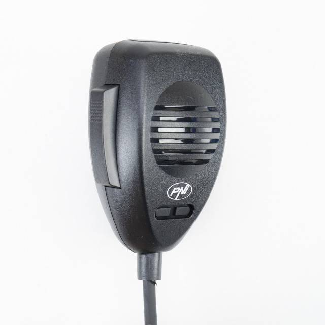Microfon PNI CDS06 tip condenser cu 6 pini pentru statie radio CB, compatibil cu statii CB President, Midland, Albrecht