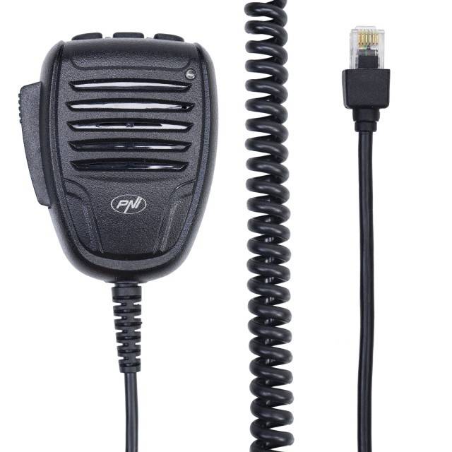 Microfon PNI VX6500 cu functie VOX, cu mufa RJ11, pentru statii radio CB PNI HP 6500 si PNI HP 7120