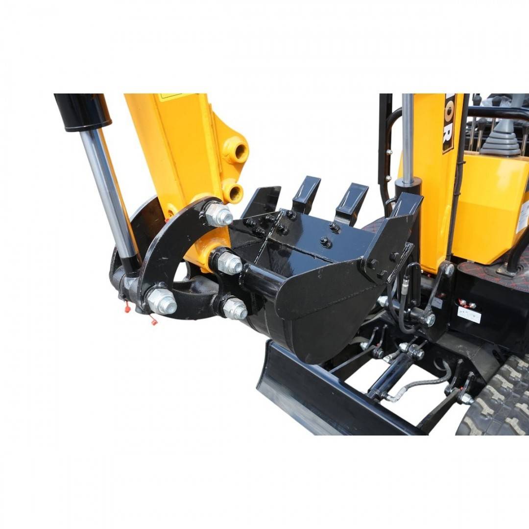 Mini excavator 1T cu semicabina, motor diesel 9.5CP, adancime sapare 1750mm, capacitate ridicare 350kg, latime cupa 380mm THOR