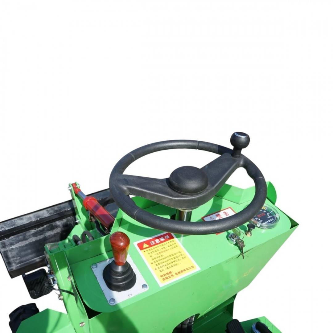 Mini incarcator frontal electric 700kg 4x4, 2 motoare 2200W brushless, baterie 60V/70Ah, capacitate ridicare 400kg, latime cupa 1000mm THOR