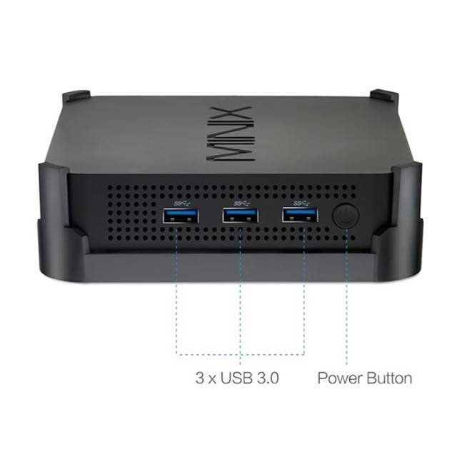Mini PC Minix NEO J50C-4 Max, Windows 10 Pro, Intel Pentium Silver, memorie 240GB SSD, RAM 8GB DDR4, Bluetooth 4.1