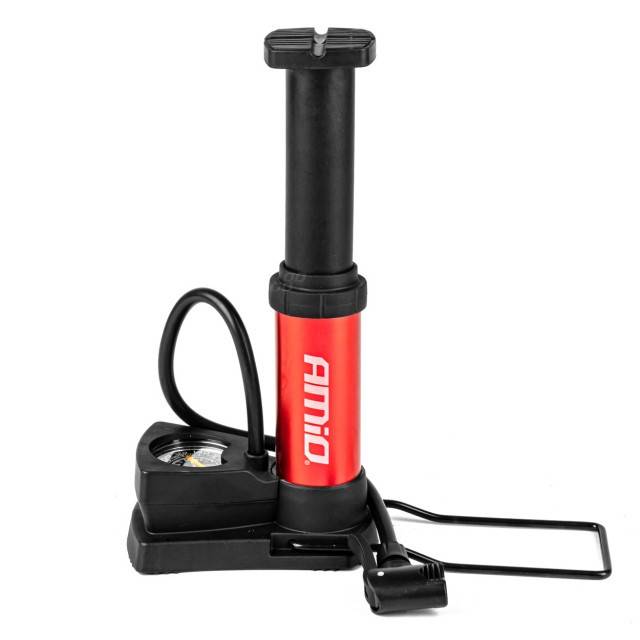 Mini pompa de picior de inalta presiune cu manometru