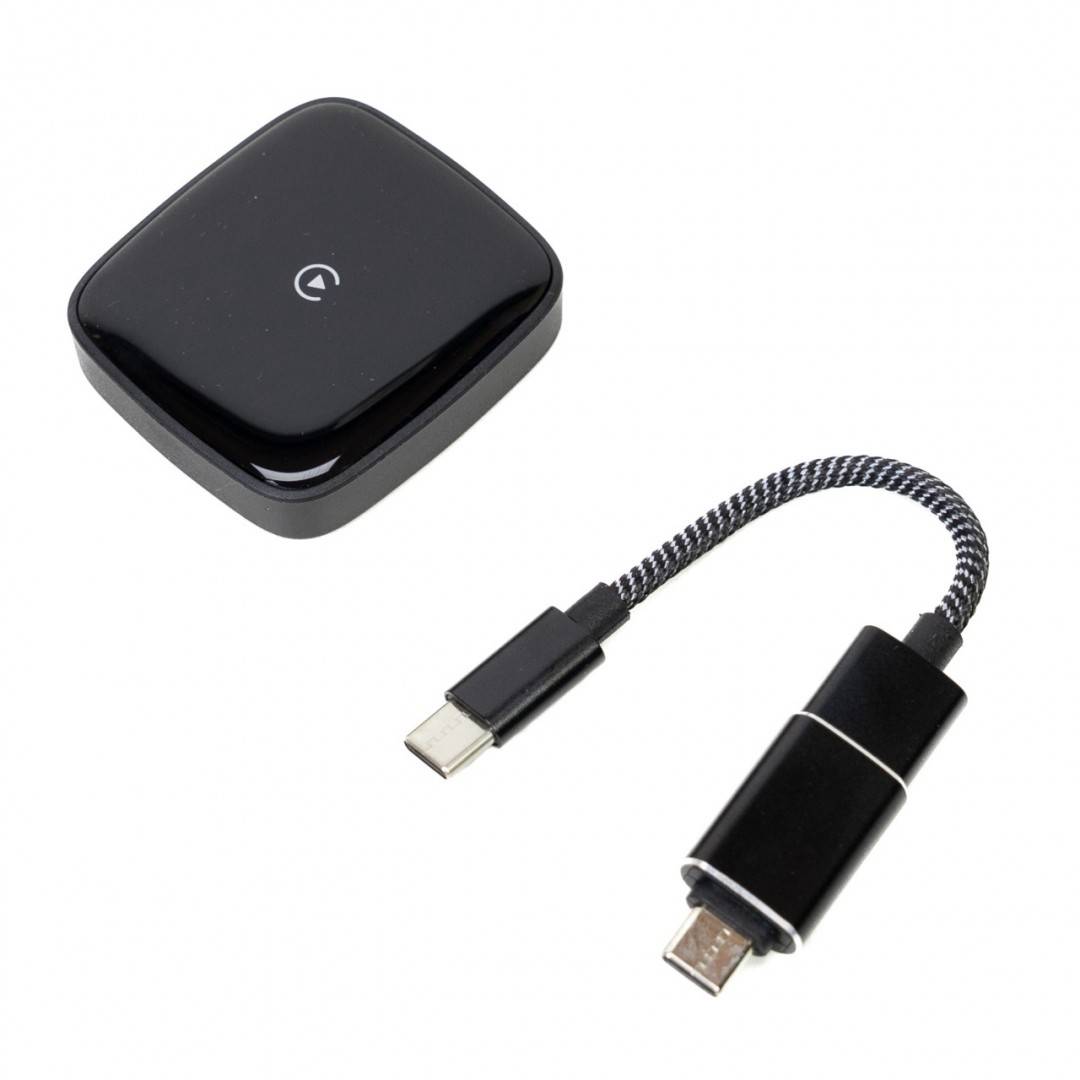 Modul conversie wireless PNI CP200 USB-C, 5V-1A, pentru masini cu Carplay, Android Auto din fabrica prin cablu
