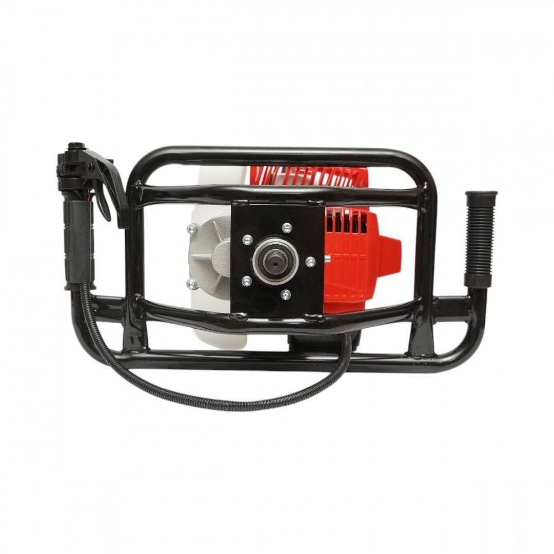 Motoburghiu foreza de pamant pe benzina 2.8CP, 2T 52cc, 3 burghie incluse 100mm, 150mm, 200mm THOR