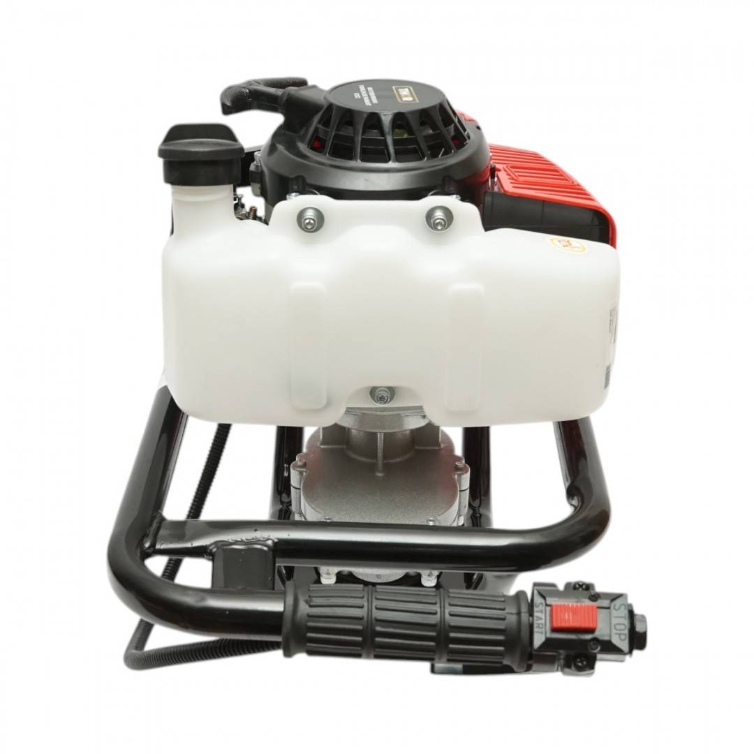 Motoburghiu foreza de pamant pe benzina 2.8CP, 2T 52cc, 3 burghie incluse 100mm, 150mm, 200mm THOR