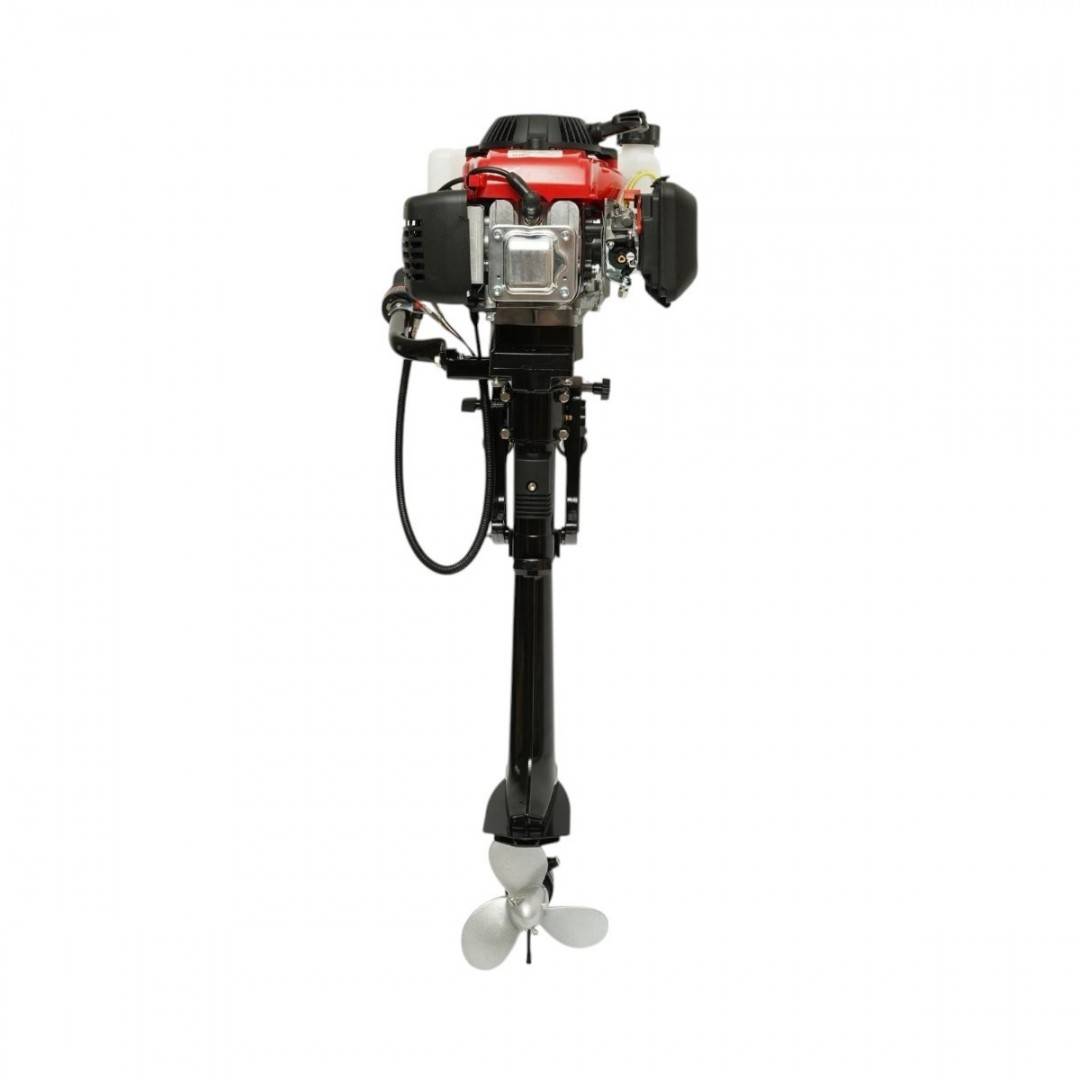 Motor barca pe benzina 1.5kW(2CP), 4 timpi, 53cc, turatie 6500rpm, racire cu aer, CDI, pornire manuala, elice 3 pale, capacitate rezervor 1.2L THOR