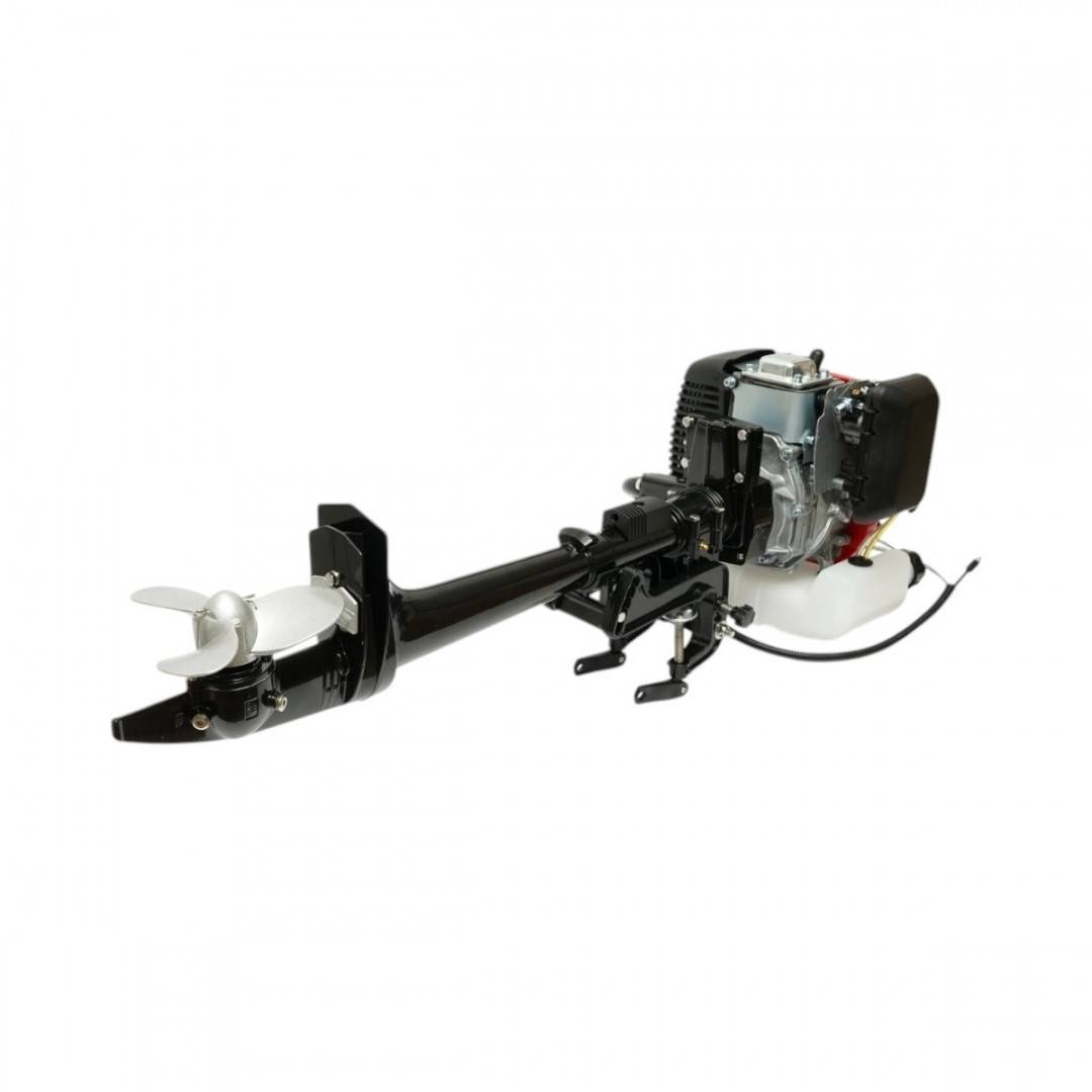 Motor barca pe benzina 1.5kW(2CP), 4 timpi, 53cc, turatie 6500rpm, racire cu aer, CDI, pornire manuala, elice 3 pale, capacitate rezervor 1.2L THOR