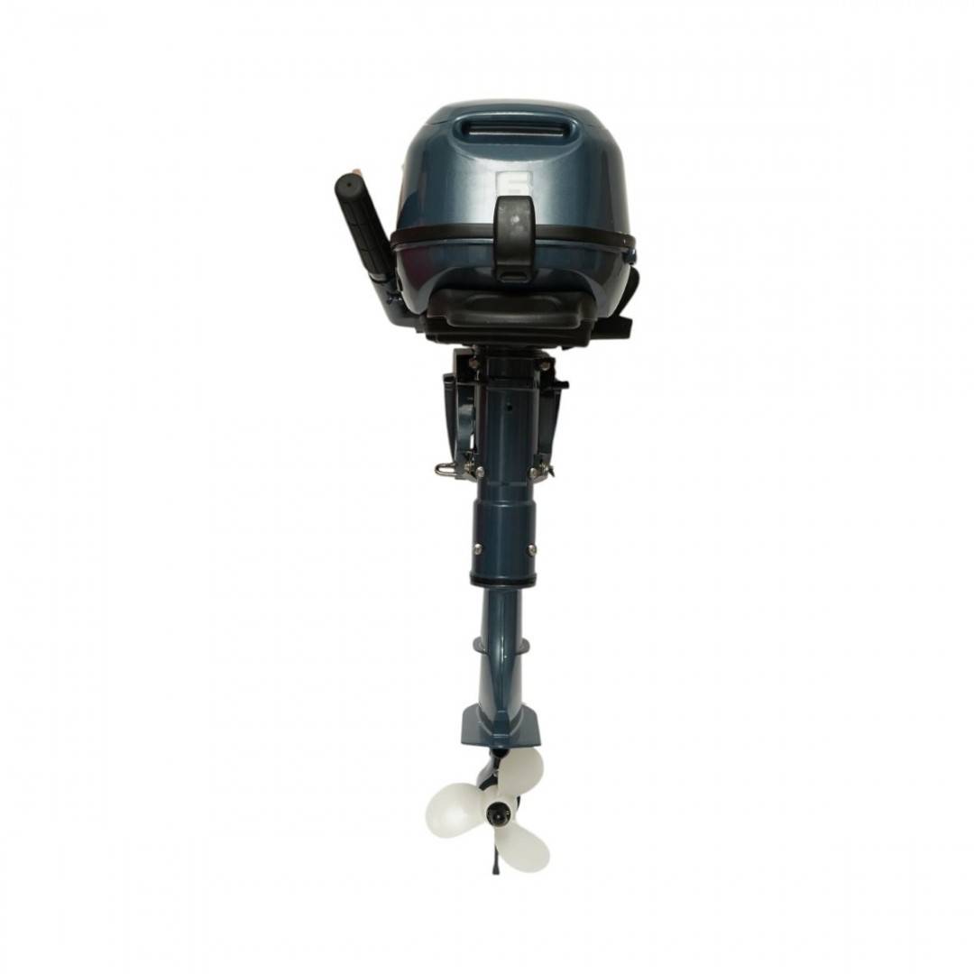 Motor barca pe benzina 4.41kW(6CP), 4 timpi, 112cc, turatie 5500rpm, racire cu apa, pornire manuala, elice 3 pale, capacitate rezervor 1.3L THOR