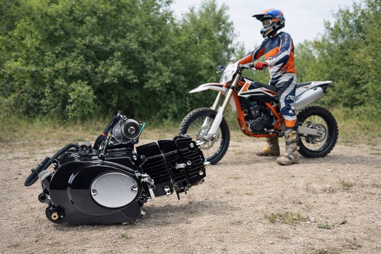 Motor complet Motocicleta Cross / Atv 125cc (cutie de viteze 4+0)