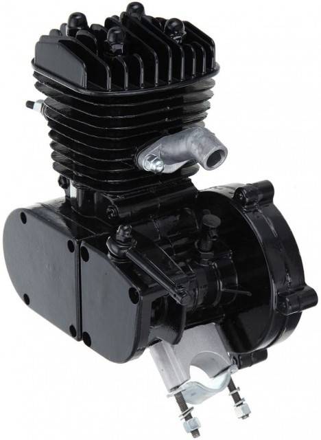 Motor de bicicleta simplu (fara accesorii) 80cc Negru