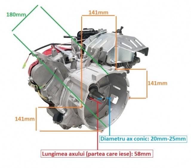 Motor generator (ax conic) 13 CP (fara rezervor)