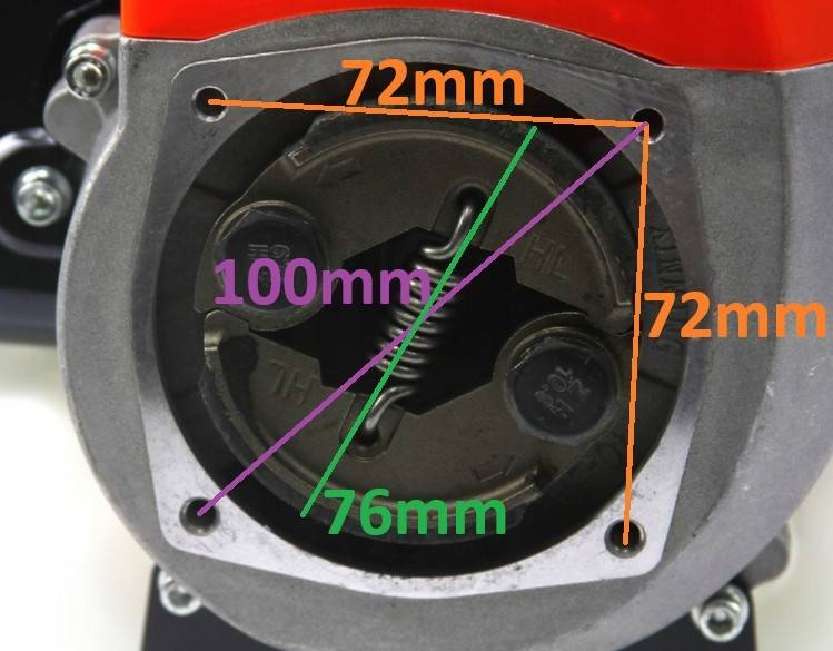 Motor motocoasa 52cc