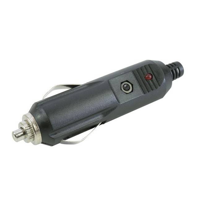 Mufa bricheta auto dreapta cu dioda LED si siguranta