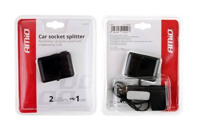 Mufa de extensie SOC1, 2+1 USB