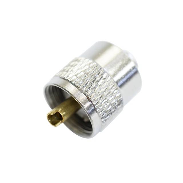 Mufa PNI PL259 short pentru cablu RG58 cu pin central aurit 6 mm