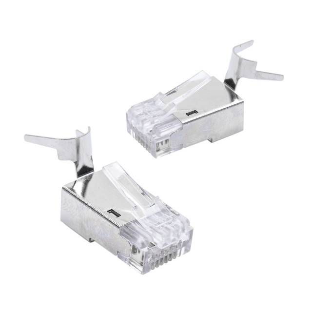 Mufa PNI RJ45 pentru cablu S/FTP Cat7 set cu 10 bucati
