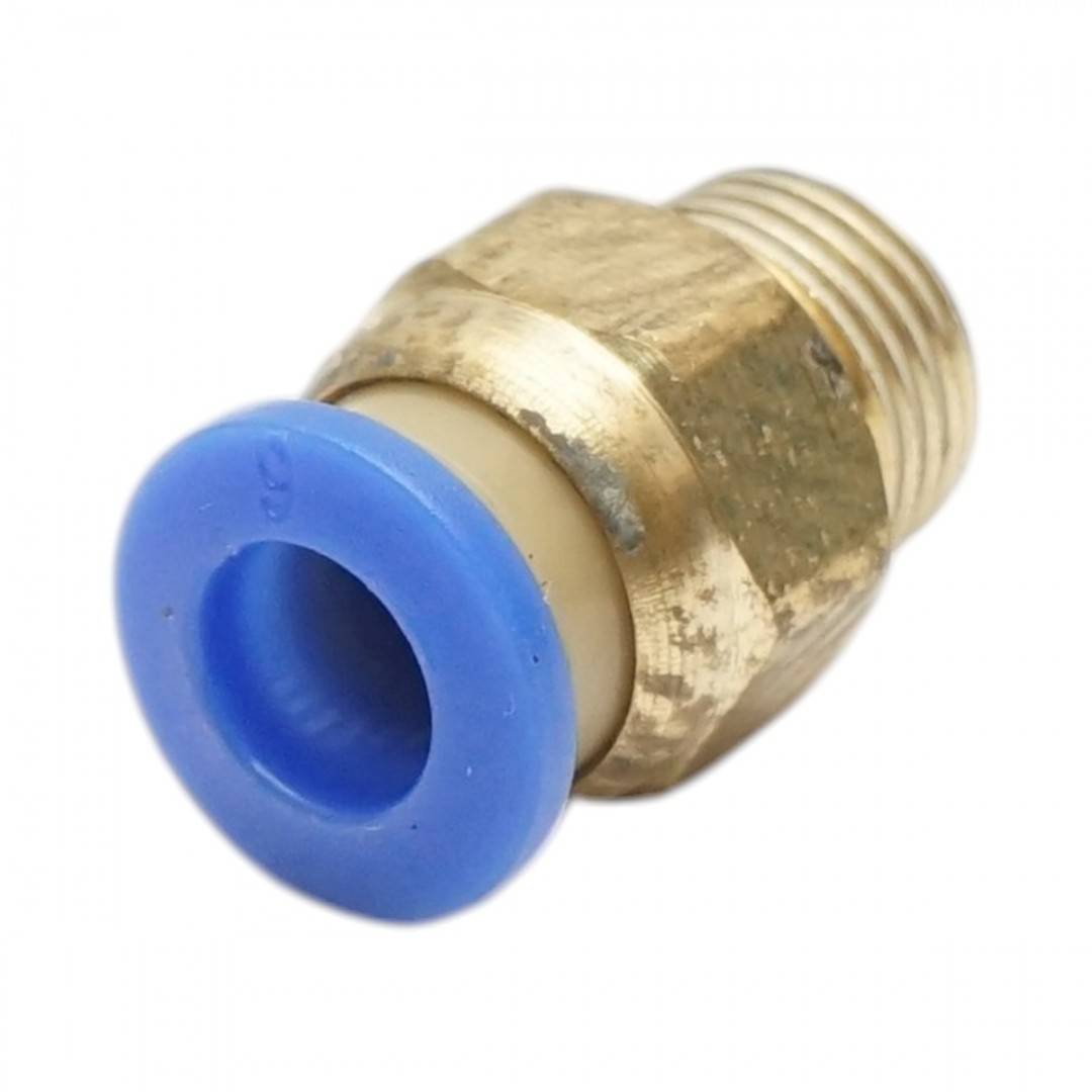 Mufa rapida dreapta din alama cu filet exterior 1/8, hexagon 6mm