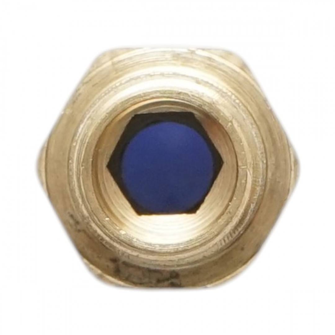 Mufa rapida dreapta din alama cu filet exterior 1/8, hexagon 6mm