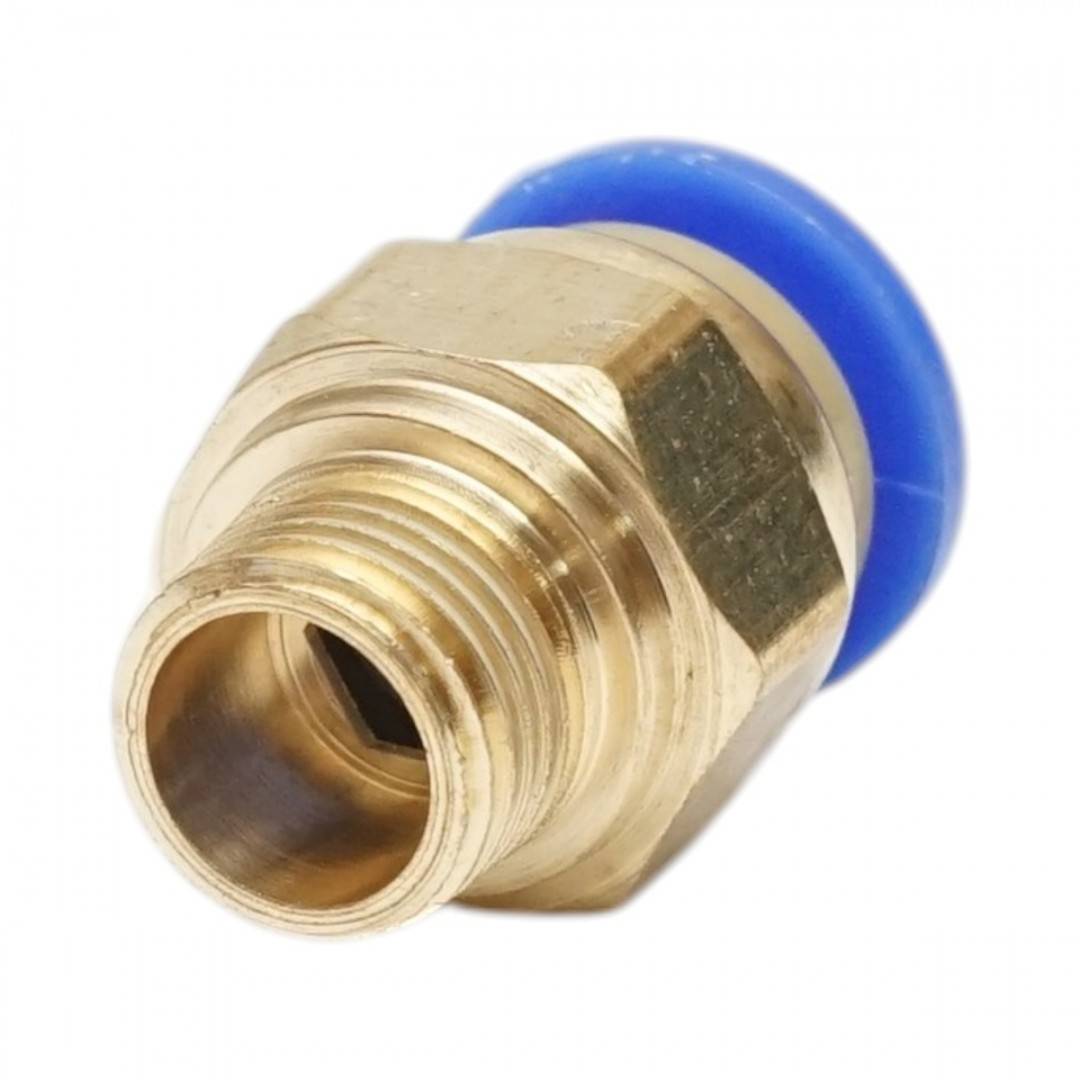 Mufa rapida dreapta din alama cu filet exterior 1/8, hexagon 8mm