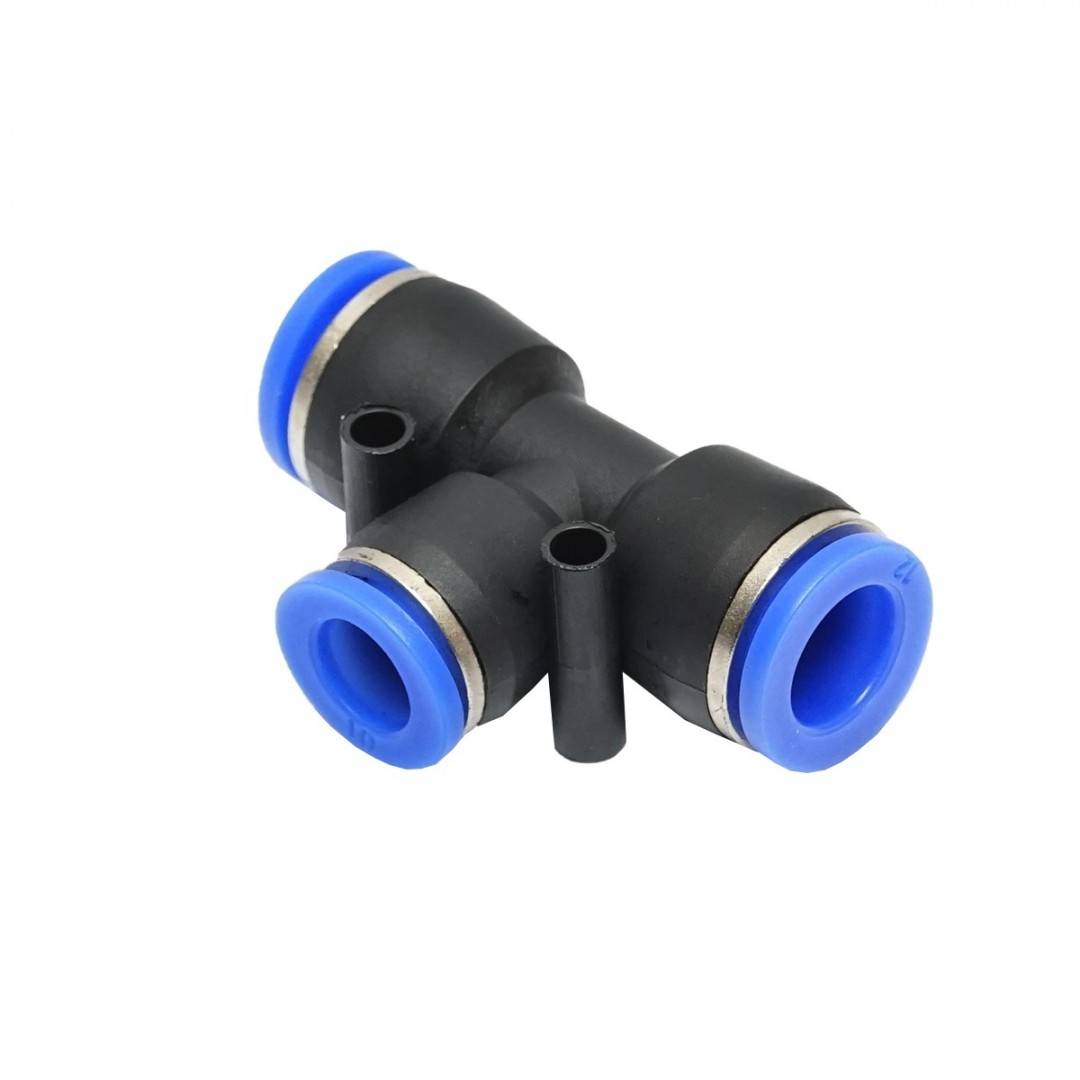Mufa rapida T redus pentru furtun fi 12x10x12mm